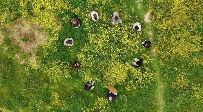 Photograph taken by the students of the subjects Landscape Study and Experimental Workshop: Hybrid Actions in the Landscape during the 2023-2024 academic year.