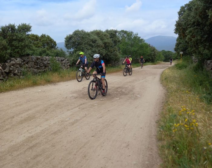 Tourist and recreational use of livestock trails through hiking and cycling.