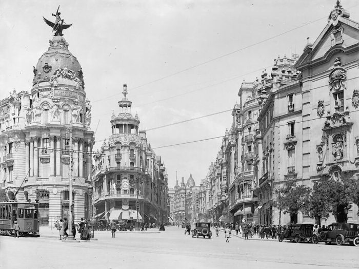 Photograph of the Gran Vía, attributed to Otto Wunderlich, c. 1925.