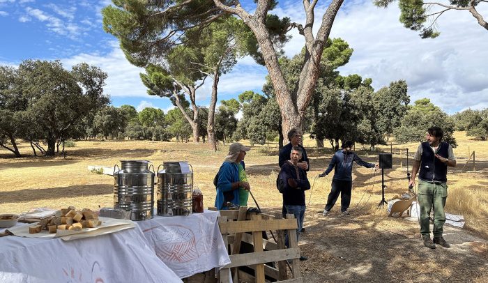 Joint lunch organized together with INLAND-Campo Adentro in the Casa de Campo, Madrid.