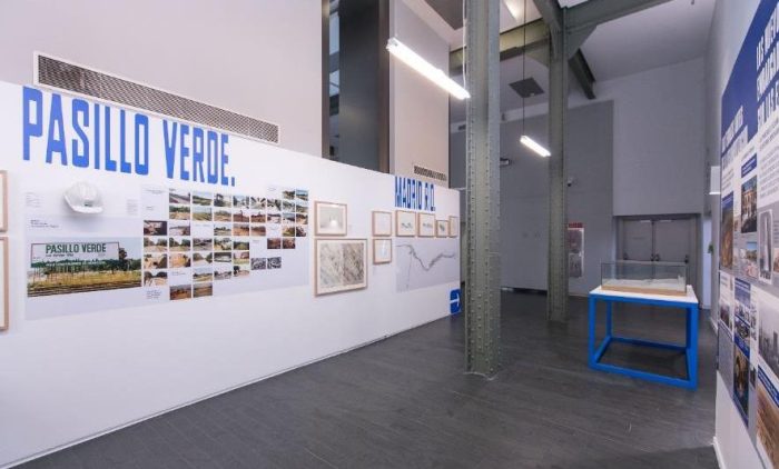 Photograph from the exhibition ‘Between River and Rails’, held at CentroCentro, 2022. Author: Lukasz Michalak.